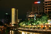 "River View Hotel" в Сингапуре. Из серии "Ночной Сингапур"