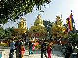 Буддийско-индуистская троица: Будда, Шива и Вишну