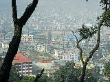 Вид на город с холма Сваямбу