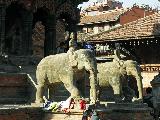 Слоны перед храмом