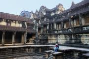 В храме Ангкор Ват